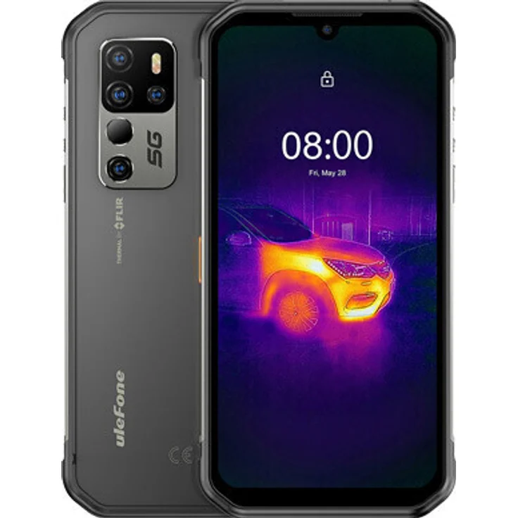 Ulefone Armor 11T 5G Smartphone 15,49cm (6,1 Zoll) IPS-Display, 256GB interner Speicher, 8GB RAM, Dual-SIM, Android 11, Schwarz