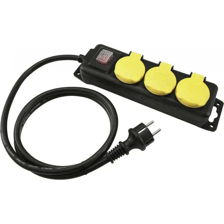 Eurolite 30240119 Distributor 3-fold Ip44 Sw 5M