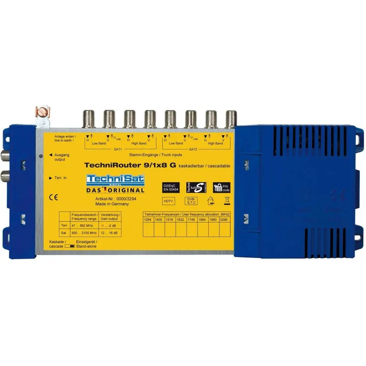 TechniSat TechniRouter 9/1x8 G Einkabel-Multischalter 