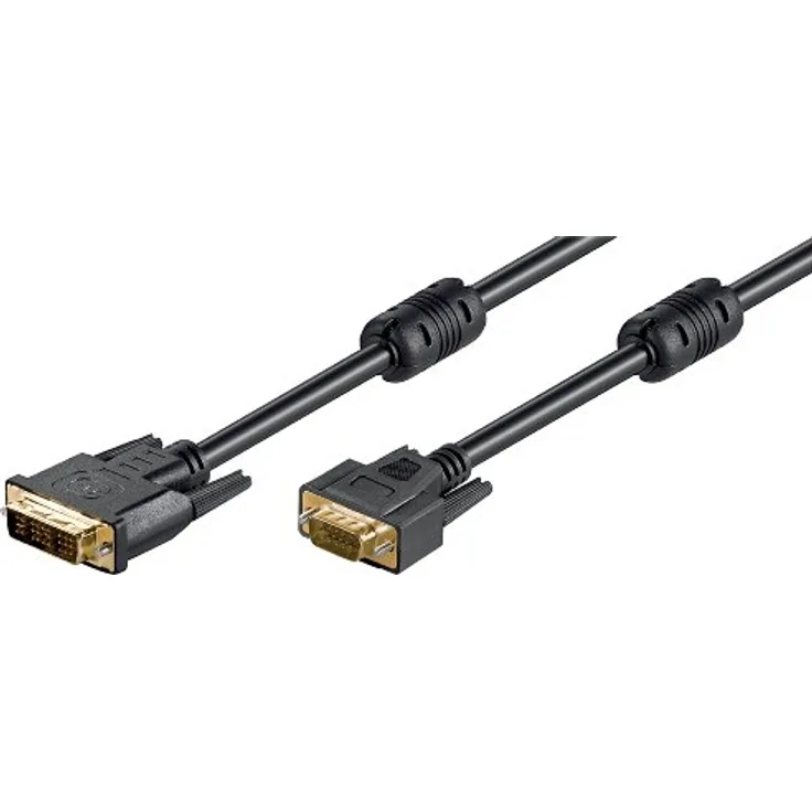 Goobay MMK 632-300 G 3m DVI-I/VGA 3m DVI-I VGA (D-Sub) Schwarz (93261)
