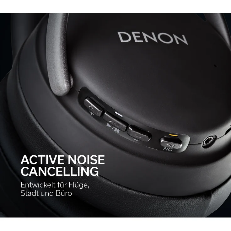 Denon AH-GC30 Wireless Over-Ear-Kopfhörer, mit Bluetooth, Mikrofon, Noise Cancelling, schwarz – Bild 13
