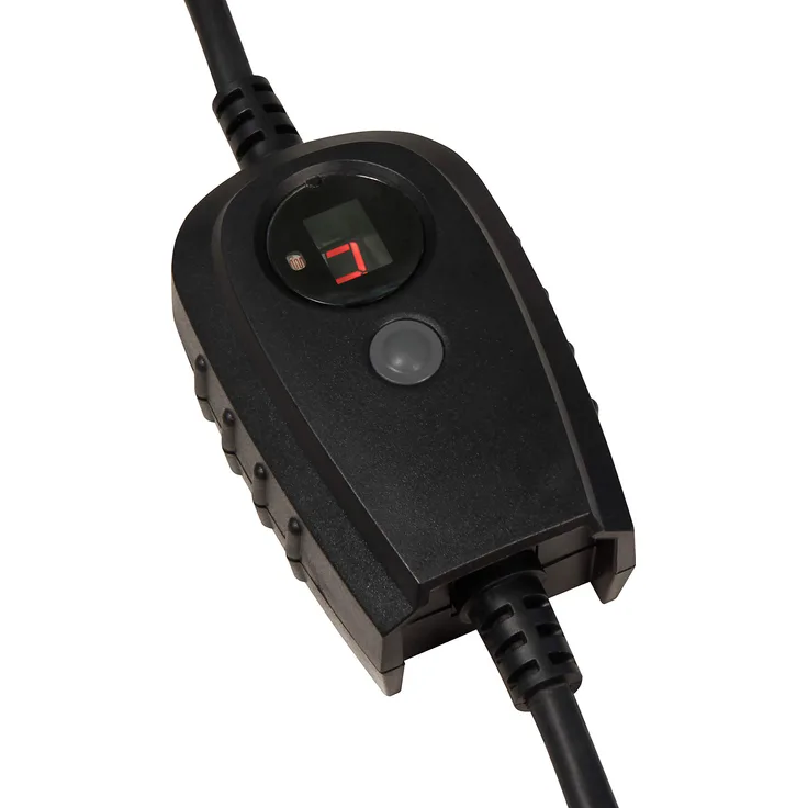 MC POWER - Zwischenstecker mit Dämmerungsschalter für Außen IP44 | Zeitschaltuhr (1-9 Std.) | für z. B. Außenleuchten, Garten-Beleuchtung, Weihnachtslichter, Lampen, uvam.