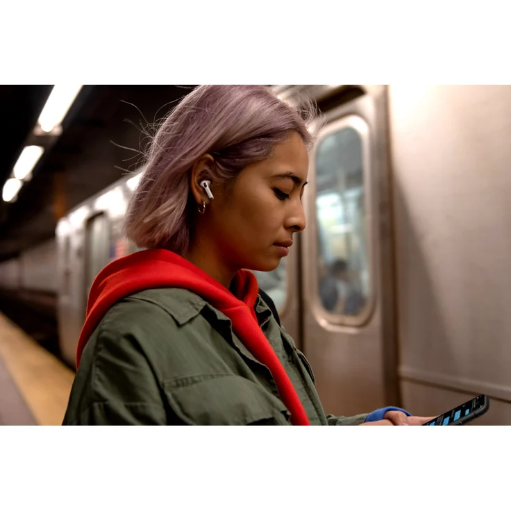 Apple AirPods Pro 1. Generation (2019) True Wireless In-Ear Kopfhörer mit Bluetooth, Mikrofon, Noise Cancelling, geeignet für iPhone, weiß – Bild 11