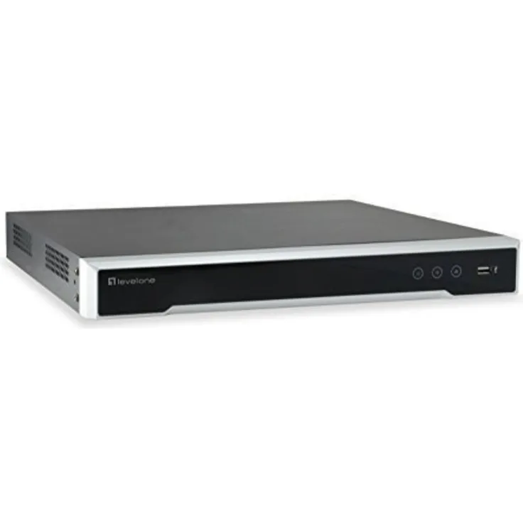 LevelOne 53132003 NVR-0508 Netzwerk Videorek, 180 W, Schwarz