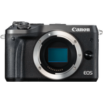 Canon EOS M6 Systemkamera (24,2 MP, 7,62cm (3 Zoll) APS-CCMOS-Sensor, DIGIC 7 Bildprozessor, Full-HD, Gehäuse) schwarz