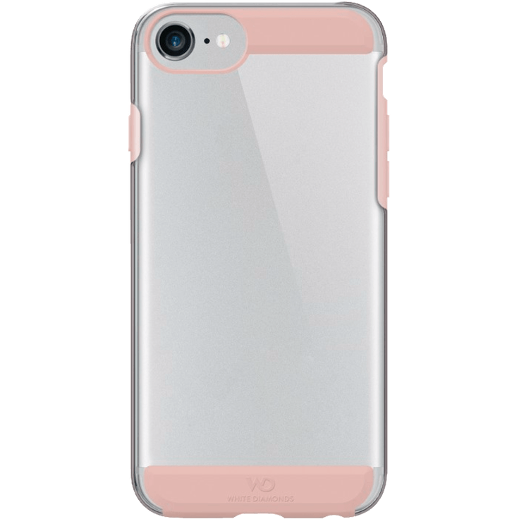 WHITE DIAMONDS - Innocence Clear Case Hülle für Apple iPhone 7 | transparent, durchsichtig, robust (Rose Gold)