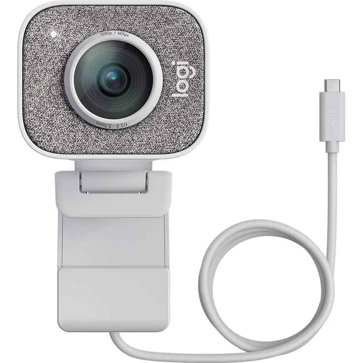 Logitech StreamCam weiß - Web-Kamera - Farbe - 1920 x 1080 - 1080p - Audio - USB-C 3.1 Gen 1 - MJPEG, YUY2 (960-001297) – Bild 1