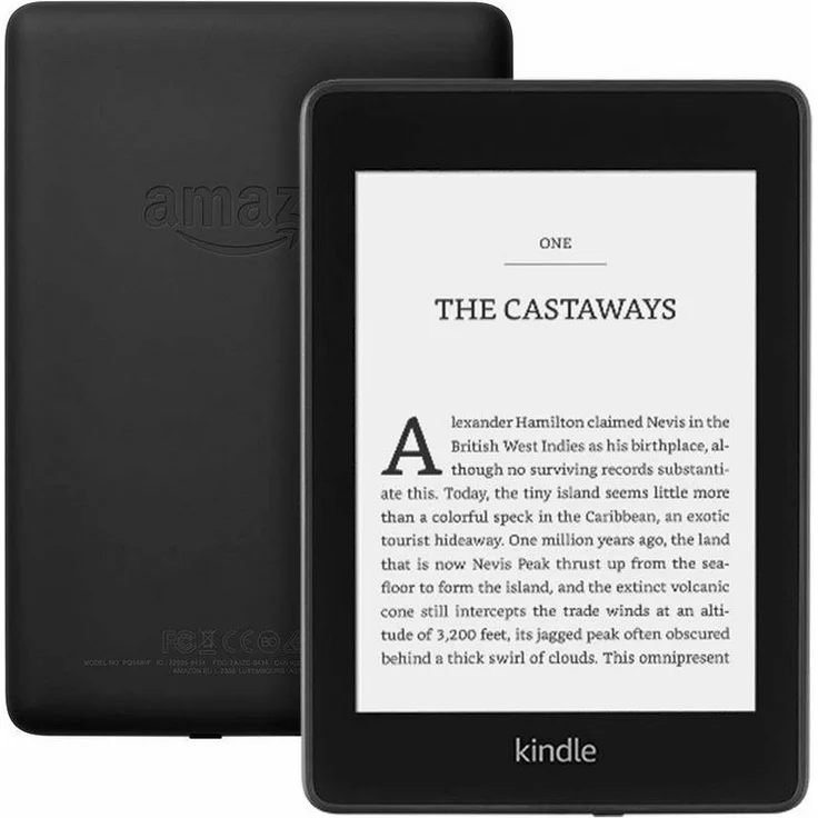 Amazon Kindle Paperwhite 2018 mit Spezialangeboten WLAN 8GB Schwarz (B07747FR44) – Bild 1