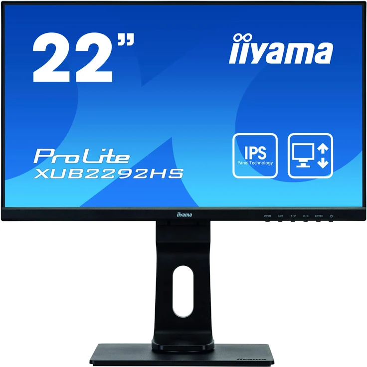iiyama ProLite XUB2292HS-B1 - 21,5 Zoll, Full HD (1920 x 1080), IPS-Panel, 75Hz, 4ms, 250cd/m² – Bild 4