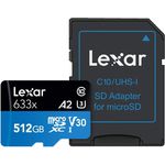 Lexar High-Performance 633x 512GB microSDXC UHS-I Karte