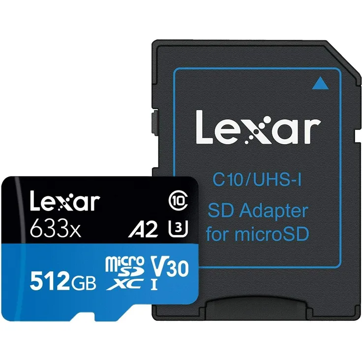 Lexar High-Performance 633x 512GB microSDXC UHS-I Karte