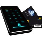 Digittrade HS256-S3 250GB SSD Externe Festplatte (6,35 cm (2,5 Zoll) USB 3.0) mit 256-Bit AES Hardware-Verschlüsselung, Smartcard und PIN schwarz