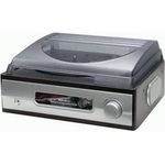 Karcher KA 8050 Plattenspieler mit eingebauten Lautsprechern silber