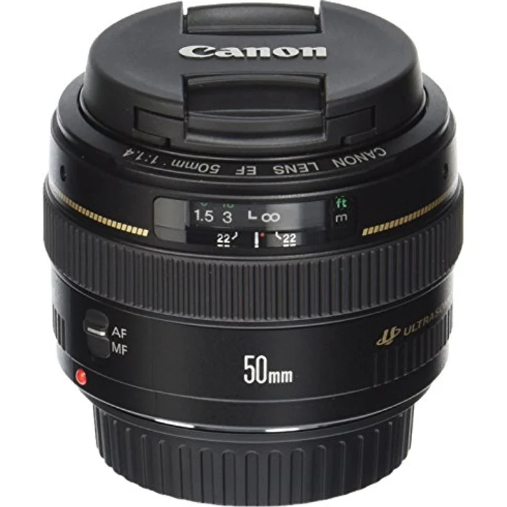 Canon Objektiv EF 50mm F1.4 USM für EOS (Festbrennweite, 58mm Filtergewinde, AF-Motor) schwarz – Bild 2