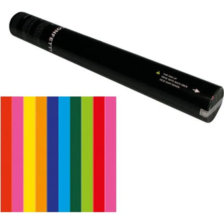 Showtec Handheld Konfetti Kanone 50cm Multicolor (schwer entflammbar)
