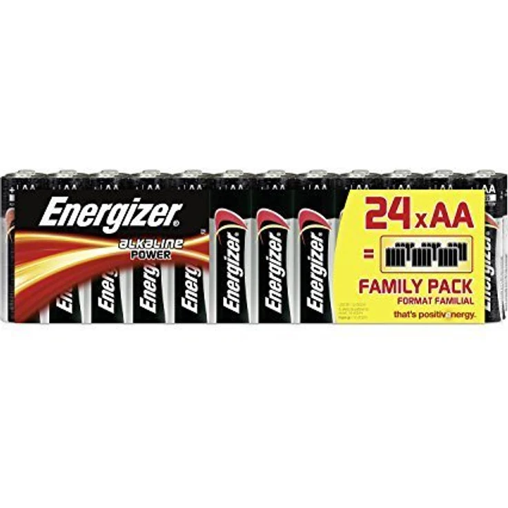 Energizer Batterie Alkaline Power AA (Mignon - LR6 24er Schlauchware) – Bild 1