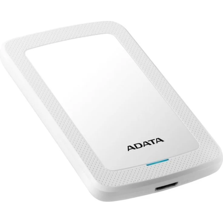 ADATA HV300 - Festplatte - 2 TB - extern (tragbar) - USB 3.1 - 256-Bit-AES - weiß (AHV300-2TU31-CWH) – Bild 2