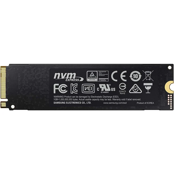 Samsung 970 EVO MZ-V7E500BW - Solid-State-Disk - verschlüsselt - 500 GB - intern - M.2 2280 - PCI Express 3.0 x4 (NVMe) - 256-Bit-AES - TCG Opal Encryption 2.0 (MZ-V7E500BW) – Bild 3