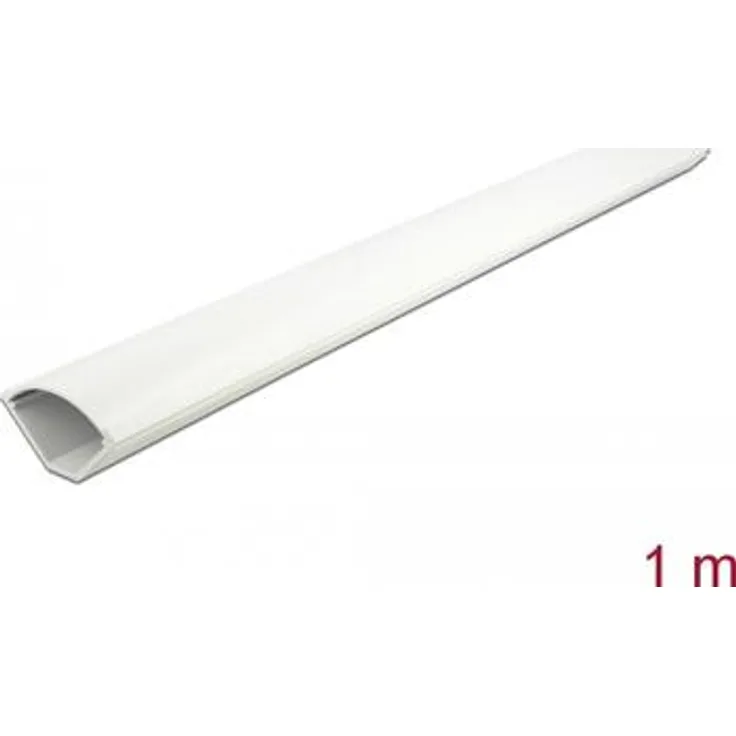 DeLock Eckkanal selbstklebend 56 x 32 mm - Länge 1 m weiß