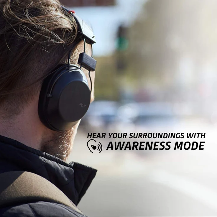 Plantronics BACKBEAT FIT 6100 Over-Ear-Kopfhörer, mit Bluetooth, Mikrofon, Camouflage – Bild 4