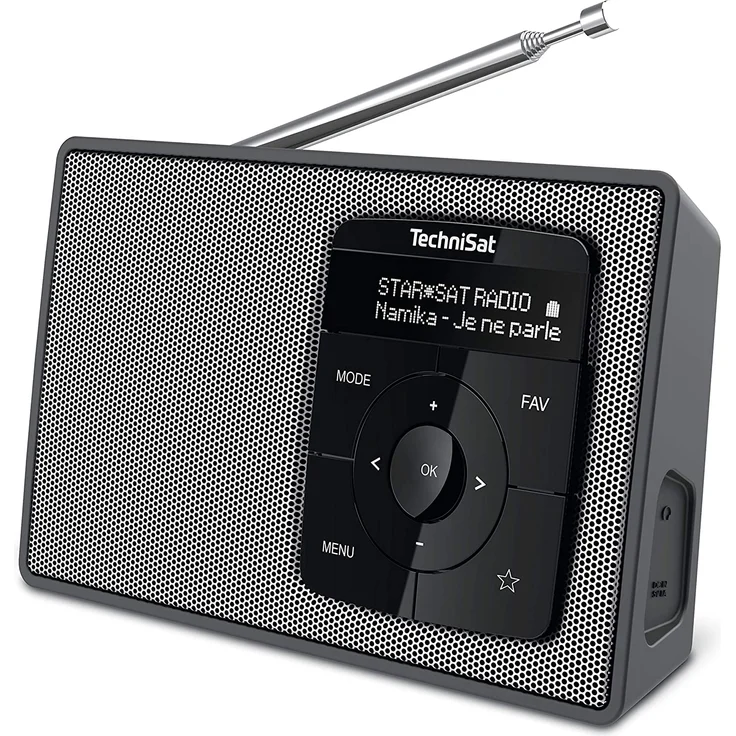 TechniSat DIGITRADIO 2 Tischradio, LCD-Display, schwarz, silber – Bild 4