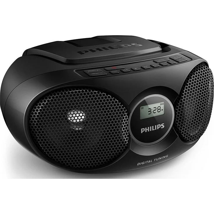 Philips AZ215B CD-Soundmachine (Digital UKW, Audioeingang, 3 Watt, leicht bedienbar) schwarz – Bild 2