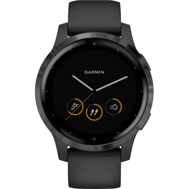Garmin vívoactive 4S Smartwatch Unisex, 40mm, Silikonarmband, Schwarz/Schiefergrau – Bild 2