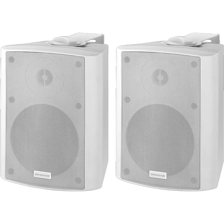 Monacor MKA-50SET/WS Wandlautsprecher - 80 Watt - weiß