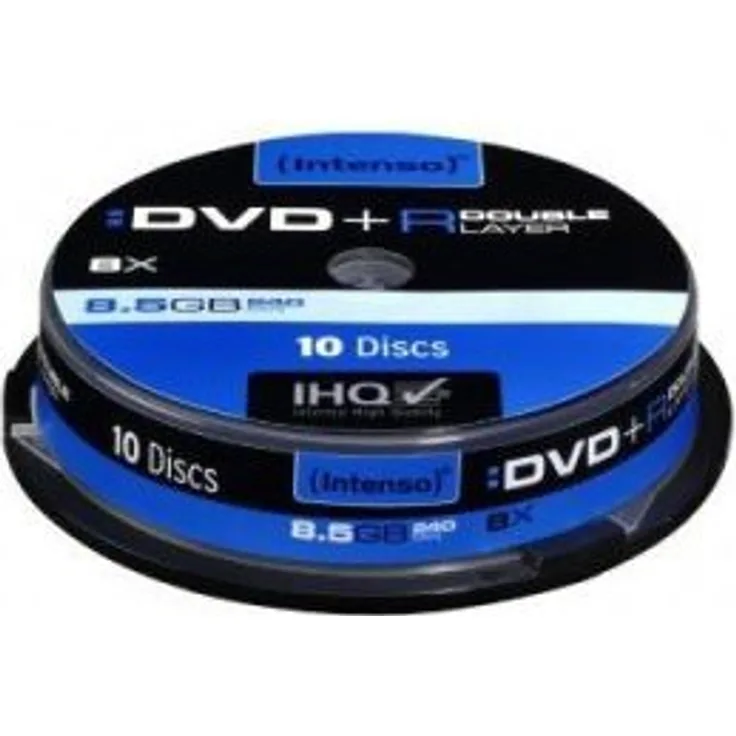 Intenso Double Layer DVD+R (8,5GB, 8 x Speed, 10er Spindel)