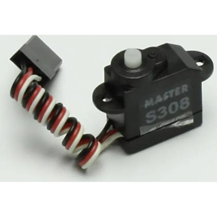 Master Micro-Servo S308 Analog-Servo Getriebe-Material: Kunststoff Stecksystem: Uni (Graupner - JR - Futaba)