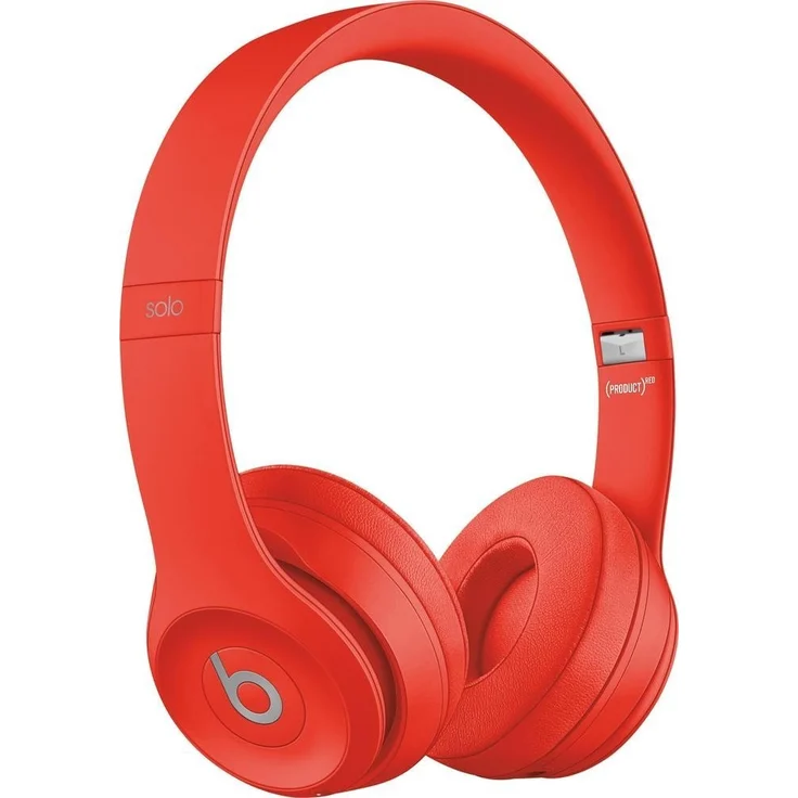 Beats Solo3 Apple W1 Chip On-Ear-Kopfhörer mit Bluetooth, Mikrofon, rot – Bild 2