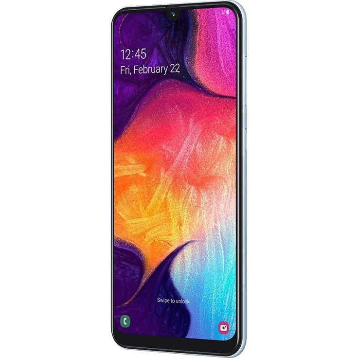 Samsung Galaxy A50 Smartphone 16,26cm (6,4 Zoll) Super AMOLED-Display, 128GB interner Speicher, 4GB RAM, Dual-SIM, Android, White – Bild 3