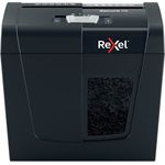 REXEL Aktenvernichter Secure X6, Partikel 4 x 40 mm, schwarz Schnittleistung: 6 Blatt, Auffangvolumen: 10 Liter, - 1 Stück (2020122EU) - Preisvergleich