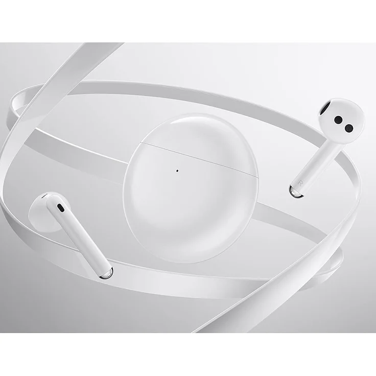 Huawei FreeBuds 4 Ceramic White In-Ear-Kopfhörer mit Bluetooth, Noise Cancelling, Mikrofon, geeignet für Sport, spritzwassergeschützt, weiß – Bild 7