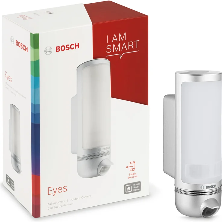 Bosch Smart Home Eyes Außenkamera mit Beleuchtung - Variante Deutschland, Frankreich und Österreich, kompatibel mit Alexa, silber (F01U314889) – Bild 12