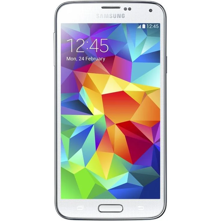 Samsung Galaxy S5 Smartphone 12,95cm Pixel (5,1 Zoll) Super-AMOLED-Display, 16GB interner Speicher, 2GB RAM, Android, Weiß – Bild 1