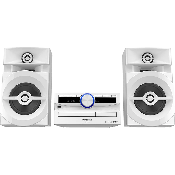 Panasonic SC-UX104EG-W CD-Micro-Musik (Bluetooth, Tuner (DAB+-FM), USB, AUX-IN, DJ Jukebox, 300 Watt RMS) weiß – Bild 5