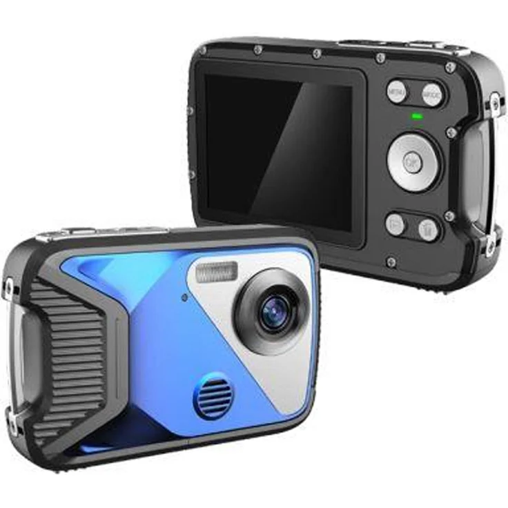 Rollei Sportsline 60 Plus - wasserdichte Digitalkamera mit 21 MP & Full HD Camcorder - Sports-Cam mit großem Display, 21 Motivprogrammen, Robustes Case und einfacher Menüführung, perfekt für Kinder – Bild 1