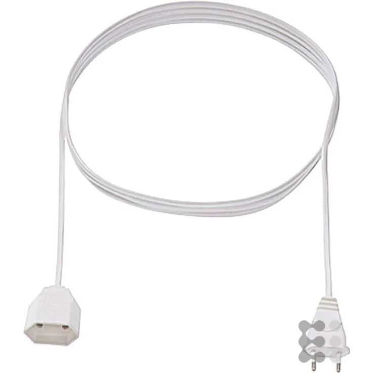 Bachmann 233.285 Euro-Verlängerung H03VVH2-F x0,75mm² 3,0m in Weiss