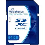 MediaRange SDXC Speicherkarte, Klasse 10, 64GB