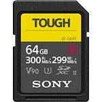Sony SF-G64T SD-Speicherkarte (64 GB, UHS-II, SD Tough, G Serie)