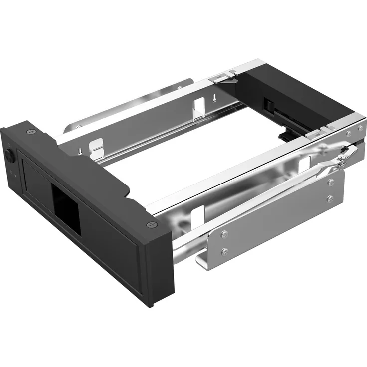 ORICO - 3,5'' auf 5,25'' Wechselrahmen, Einbaurahmen für 3,5'' Festplatten Interne SATA HDD Fesplattenrahmen, 5.25'' Laufwerksschacht für Desktop-PC Computer CD-/DVD-ROM, Rostfreier Stahl