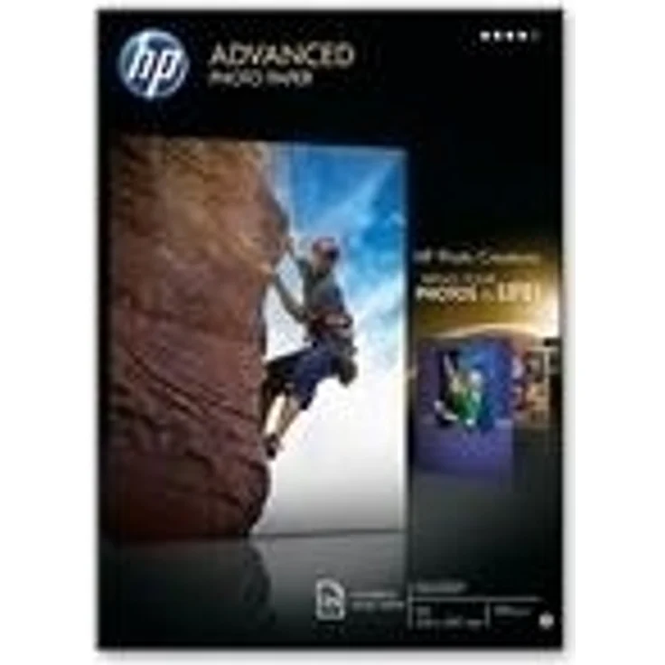 HP Q5456A Advanced Glossy Fotopapier 250g-m² A4 25 Blatt, weiß - Preisvergleich – Bild 1