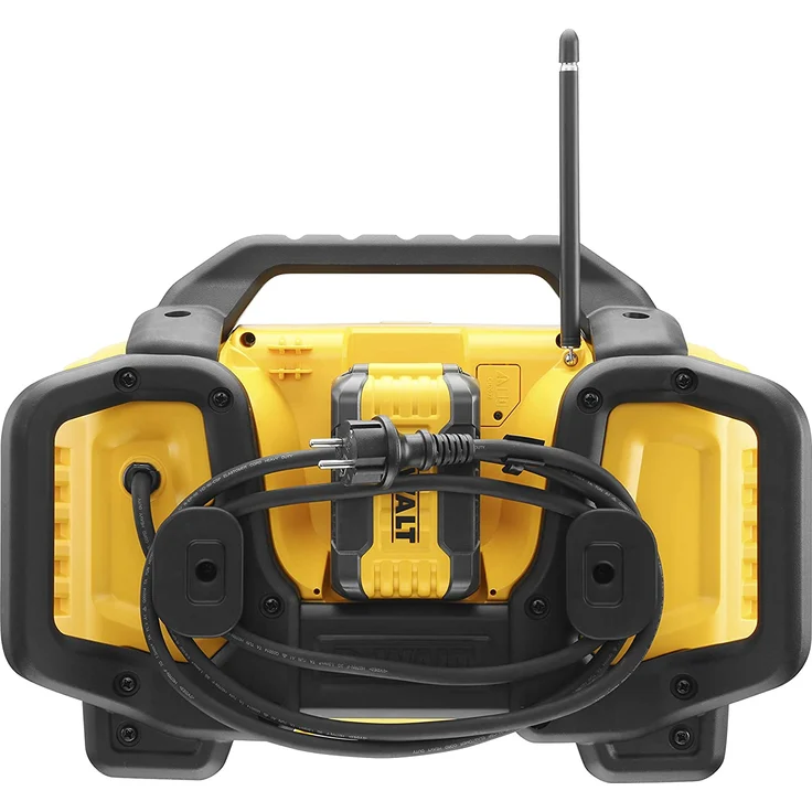 DeWalt DCR027 Baustellenradio mit Bluetooth, spritzwassergeschützt, schwarz, gelb – Bild 3