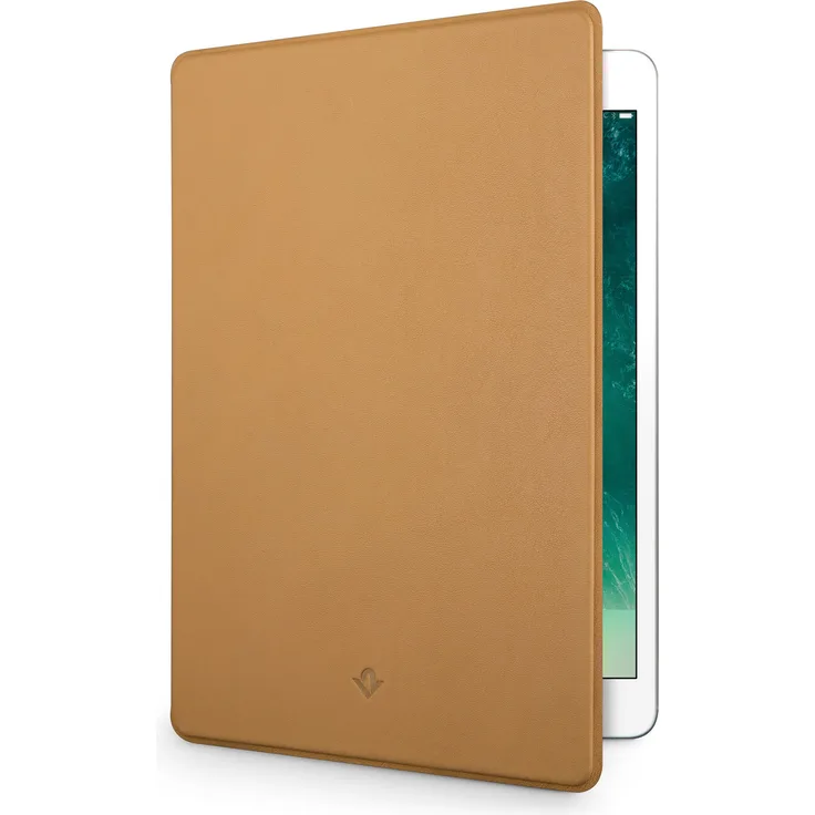 Twelve South SurfacePad für iPad Pro 10.5'' , Ultraflaches Luxus-Lederhülle + Display-Ständer (Hellbraun)