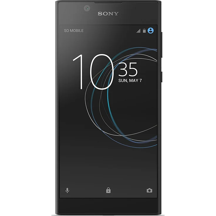 Sony Xperia L1 Smartphone 13,97cm (5,5 Zoll) Display, 16GB interner Speicher, 2GB RAM, Android, Schwarz – Bild 1
