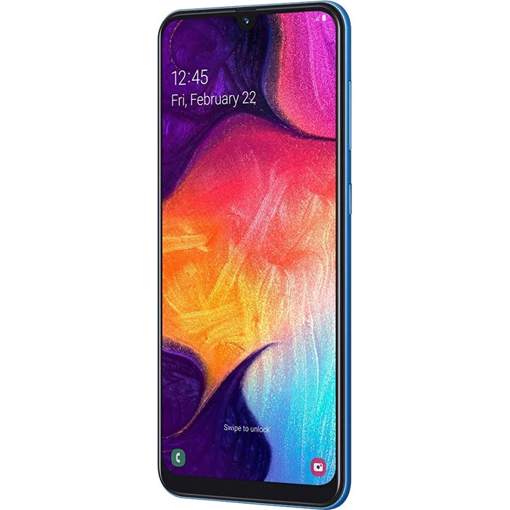 Samsung Galaxy A50 Smartphone 16,26cm (6,4 Zoll) Super AMOLED-Display, 128GB interner Speicher, 4GB RAM, Dual-SIM, Android, Blue – Bild 3