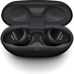 Sony WF-SP800N In-Ear Kopfhörer, mit Bluetooth, Mikrofon, geeignet für Sport, spritzwassergeschützt, schwarz
