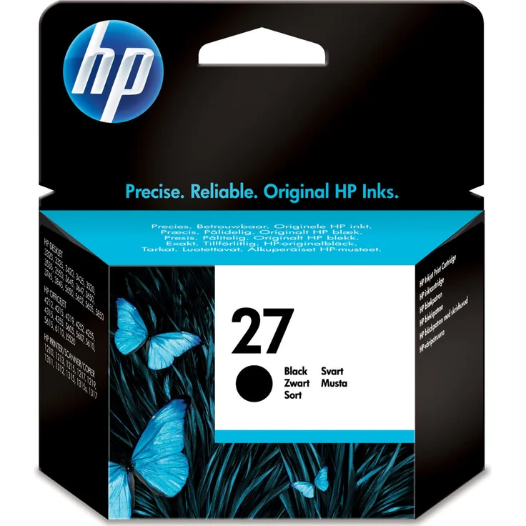 HP 27 Schwarz Original Tintenpatrone (C8727AE) – Bild 1