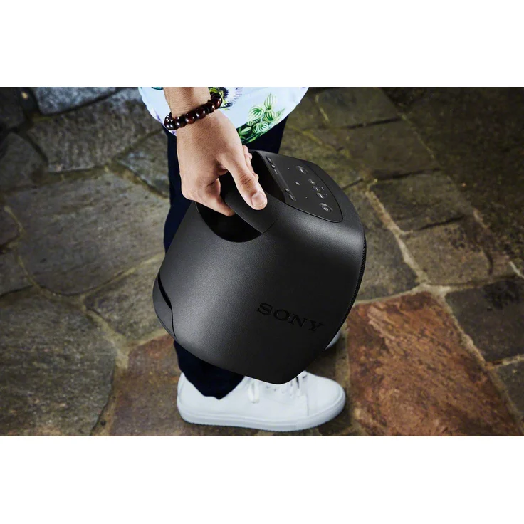 Sony SRS-XB501G Bluetooth-Lautsprecher mit Lichteffekten, Subwoofer, Mikrofon, wasserdicht, schwarz – Bild 11